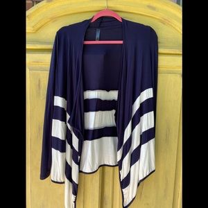 Wish Navy and white summer cardigan